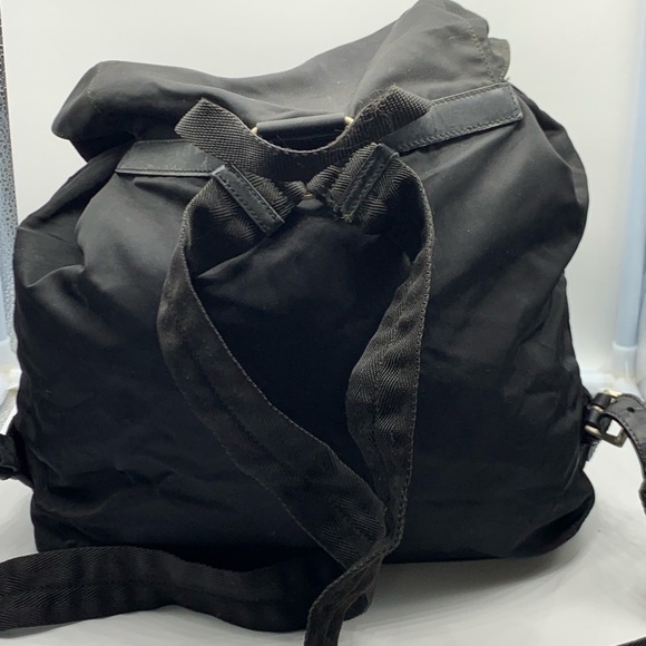 Prada authentic black nylon travel duffel backpack - Picture 5 of 16
